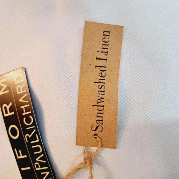 Uniform John Paul Richard Sandwashed Linen Dress Long Maxi Black Sleeveless Size - Picture 10 of 14